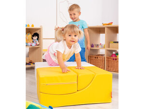 Softplay loungebankje GEEL Softplay loungebankje GEEL