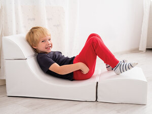 Softplay loungebankje WIT Softplay loungebankje WIT