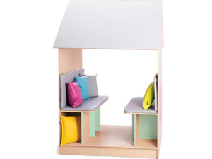 Cubo - Speelhuis met 2 bankjes Cubo - Speelhuis met 2 bankjes