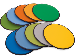 Softplay  zitkussentjes, rond, in een tas Softplay  zitkussentjes, rond, in een tas