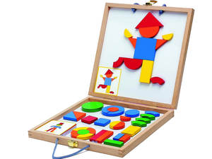 Geovorm. Koffer met magnetische figuren Geovorm. Koffer met magnetische figuren