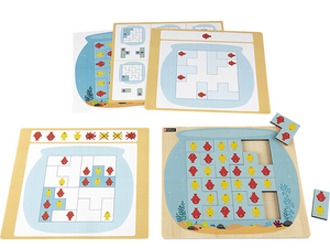 Schik en controleer. Aquarium. Puzzel Schik en controleer. Aquarium. Puzzel