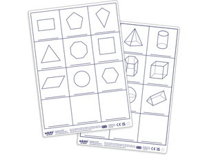 Tekenkaarten - Geometrische vormen Tekenkaarten - Geometrische vormen