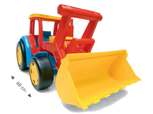Gigantische tractor-bulldozer Gigantische tractor-bulldozer
