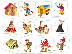 Wiens appartement is dit. Educatieve puzzel. Wiens appartement is dit. Educatieve puzzel.