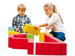 Kartonnen stenen. Grote blokken