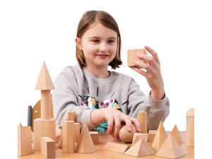Houten geometrische vormen Houten geometrische vormen