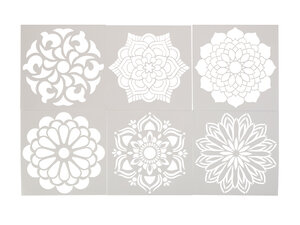 Mandala sjablonen Mandala sjablonen