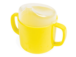 Anti-lek tuitbeker geel Anti-lek tuitbeker geel