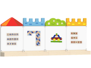 Wandspeelbord kasteel Wandspeelbord kasteel