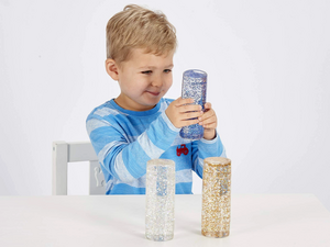 Buizen met glitters. Set