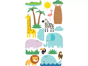 Muurstickers safari Muurstickers safari