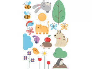 Muurstickers fantasiebos Muurstickers fantasiebos