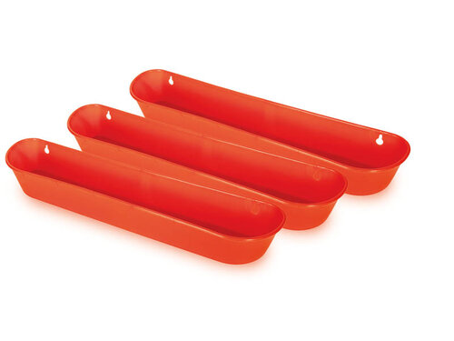 3 Trays voor de schilderwand voor 3 kinderen 3 Trays voor de schilderwand voor 3 kinderen