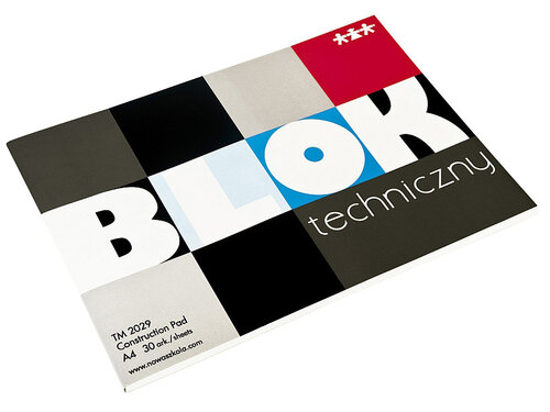 Tekenblok A4 technisch, 30 vel Tekenblok A4 technisch, 30 vel