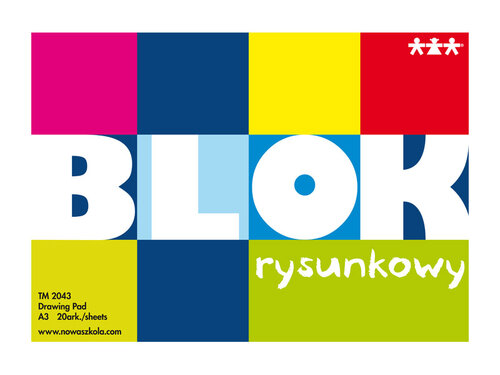 Tekenblok A3 wit, 20 vel Tekenblok A3 wit, 20 vel