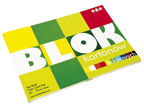 Tekenblok A3 technisch gekleurd, 10 vel Tekenblok A3 technisch gekleurd, 10 vel