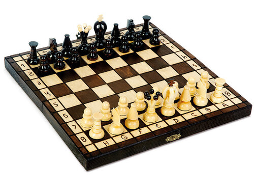 Houten schoolschaak