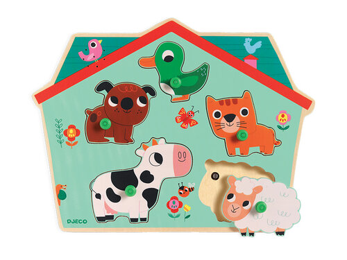 Dieren. puzzel met geluid Dieren. puzzel met geluid