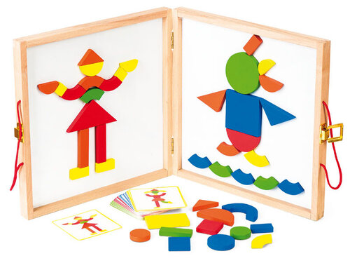 Geovorm. Koffer met magnetische figuren Geovorm. Koffer met magnetische figuren