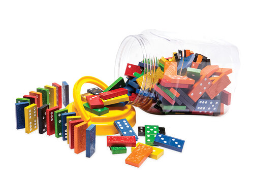 Gekleurde domino