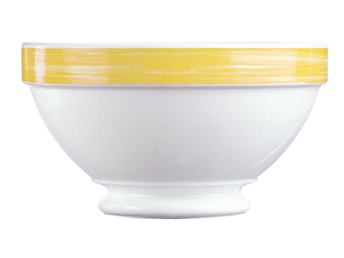 Servies Brush - Gele kom