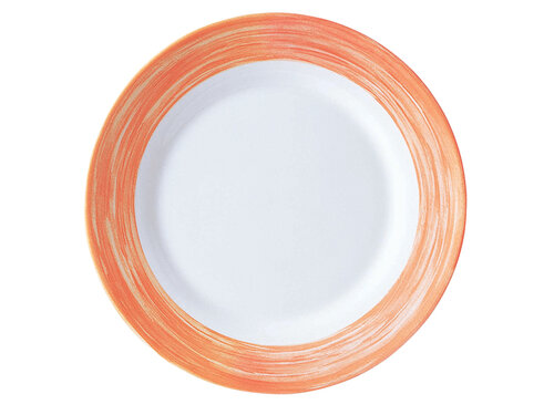 Servies Brush - Oranje bord  M