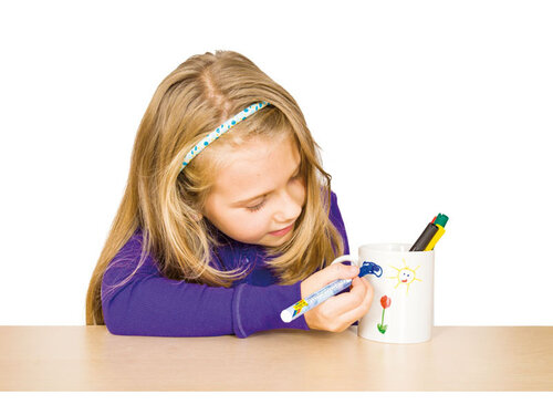 Keramische bekers voor decoratie