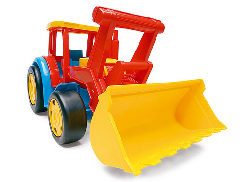 Gigantische tractor-bulldozer Gigantische tractor-bulldozer