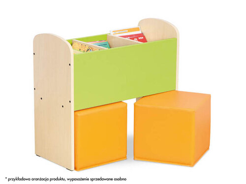 Biblio - Verhoogde boekenbak BERKEN Biblio - Verhoogde boekenbak BERKEN