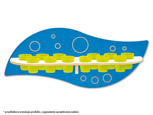 Wandplank voor bekers, Wave Wandplank voor bekers, Wave