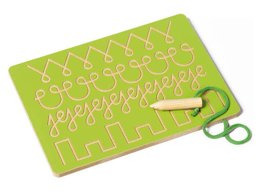 Schrijfmotoriekbord 1, vormen volgen Schrijfmotoriekbord 1, vormen volgen