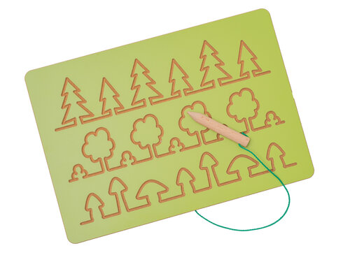 Schrijfmotoriekbord bos Schrijfmotoriekbord bos