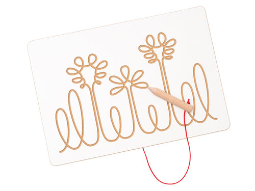 Schrijfmotoriekbord bloemen Schrijfmotoriekbord bloemen