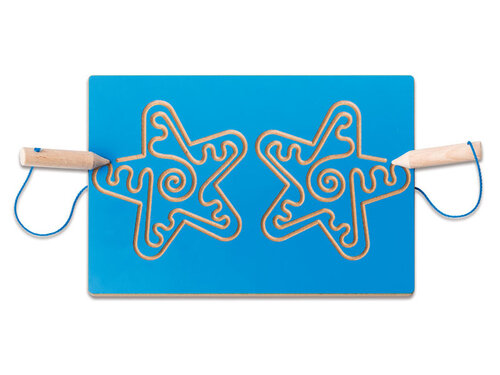 Motoriekbord voor 2 handen, sterren
