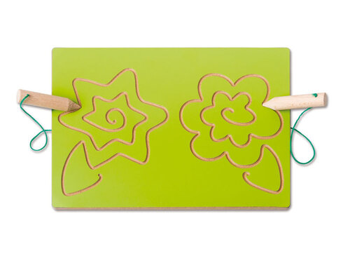 Motoriekbord voor 2 handen, bloemen