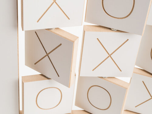 Wandpaneel Whiteline, boter kaas en eieren