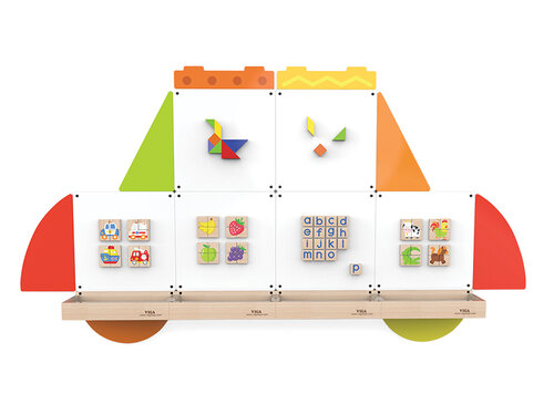  Magnetisch  wandspeelbord auto