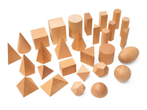 Houten geometrische vormen Houten geometrische vormen