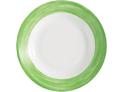 Servies Brush - Groen bord  M