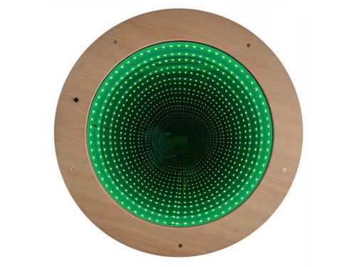 Oneindige spiegel met licht Oneindige spiegel met licht