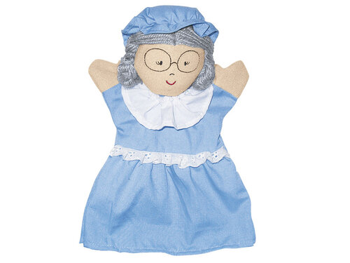 Roodkapje, poppenkastpoppen Roodkapje, poppenkastpoppen