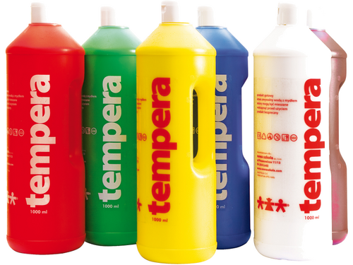 Plakkaatverf 6 x 1 liter (Premium) Plakkaatverf 6 x 1 liter (Premium)