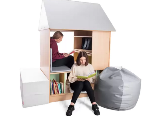 Cubo - Speelhuis met bankje en kast Cubo - Speelhuis met bankje en kast