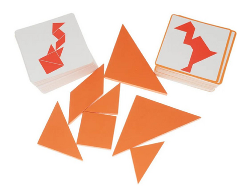 Dubbele tangram. Legpuzzel Dubbele tangram. Legpuzzel