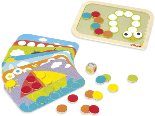 Een kleurenspel. Magnetische puzzel Een kleurenspel. Magnetische puzzel