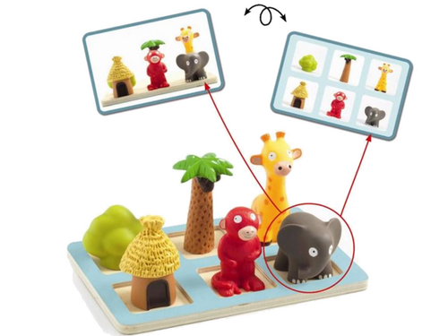 Dieren. Set met werkkaarten