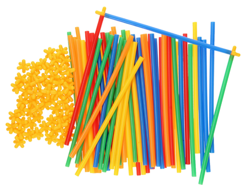 Bouwrietjes - set 120 pcs Bouwrietjes - set 120 pcs