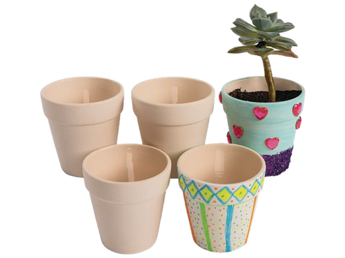 Keramische potten voor decoratie. 