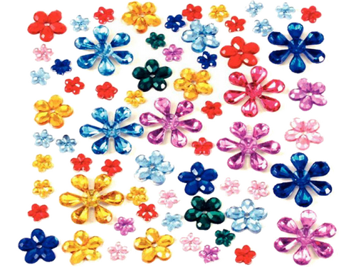 Pailletten. Kleine bloemen